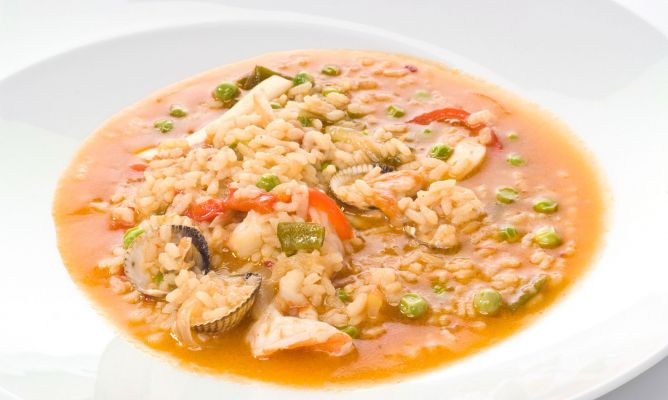 arroz caldoso a la marinera